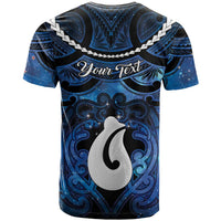 Personalized Maori Matariki Hei Matau T Shirt Maori Kowhaiwhai Pattern Galaxy LT01 - Polynesian Pride