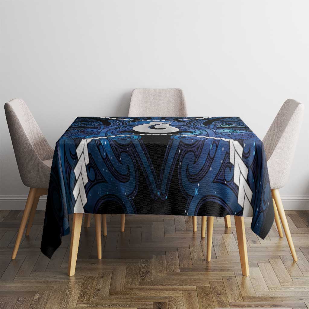 Maori Matariki Hei Matau Tablecloth Maori Kowhaiwhai Pattern Galaxy LT01 - Polynesian Pride