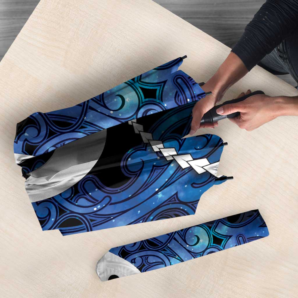 Maori Matariki Hei Matau Umbrella Maori Kowhaiwhai Pattern Galaxy