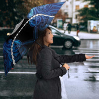 Maori Matariki Hei Matau Umbrella Maori Kowhaiwhai Pattern Galaxy