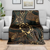 Indonesian Batik Pattern Vintage Brown Blanket LT01 - Polynesian Pride