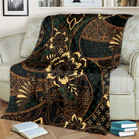 Indonesian Batik Pattern Vintage Brown Blanket LT01 - Polynesian Pride