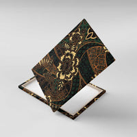 Indonesian Batik Pattern Vintage Brown Canvas Wall Art