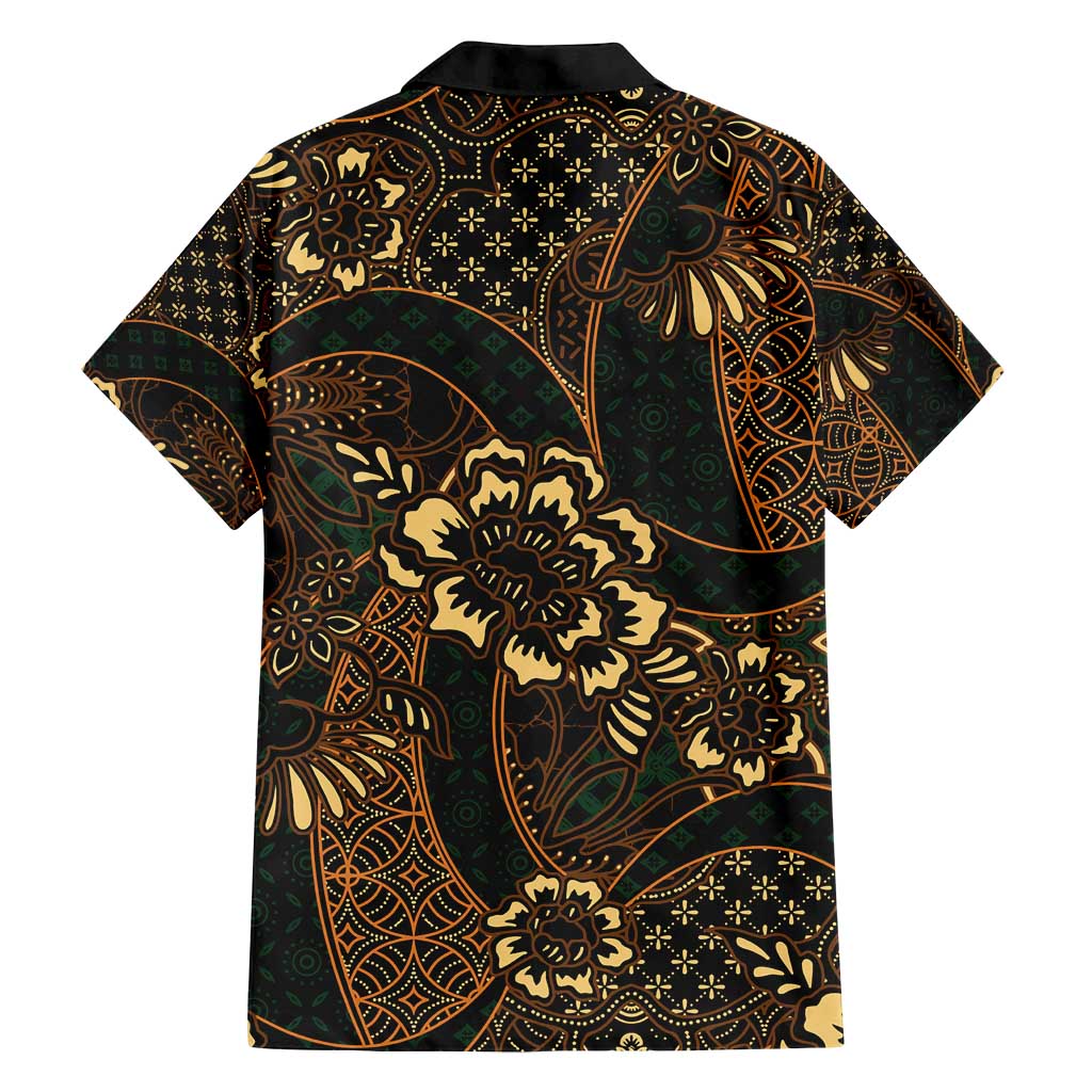 Indonesian Batik Pattern Vintage Brown Family Matching Tank Maxi Dress and Hawaiian Shirt LT01 - Polynesian Pride