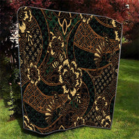 Indonesian Batik Pattern Vintage Brown Quilt LT01 - Polynesian Pride