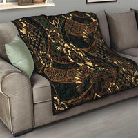 Indonesian Batik Pattern Vintage Brown Quilt LT01 - Polynesian Pride