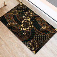 Indonesian Batik Pattern Vintage Brown Rubber Doormat LT01 - Polynesian Pride