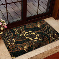 Indonesian Batik Pattern Vintage Brown Rubber Doormat LT01 - Polynesian Pride