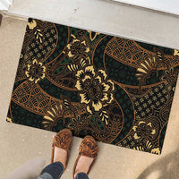 Indonesian Batik Pattern Vintage Brown Rubber Doormat LT01 - Polynesian Pride