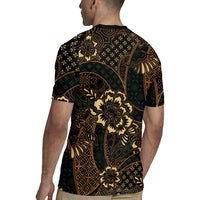 Indonesian Batik Pattern Vintage Brown Rugby Jersey LT01 - Polynesian Pride