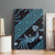 Indonesia Batik Pattern Canvas Wall Art Blue Version