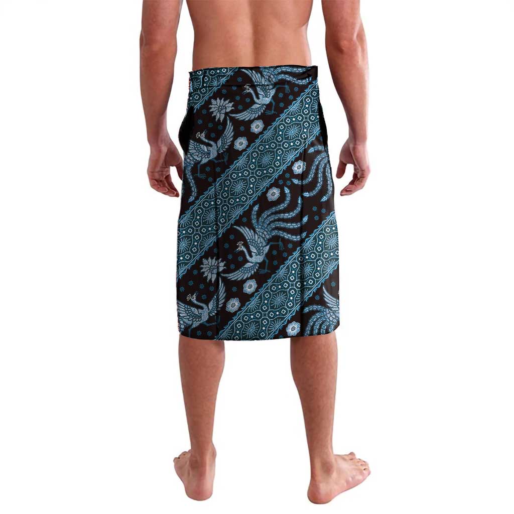 Indonesia Batik Pattern Lavalava Blue Version