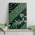 Indonesia Batik Pattern Canvas Wall Art Green Version