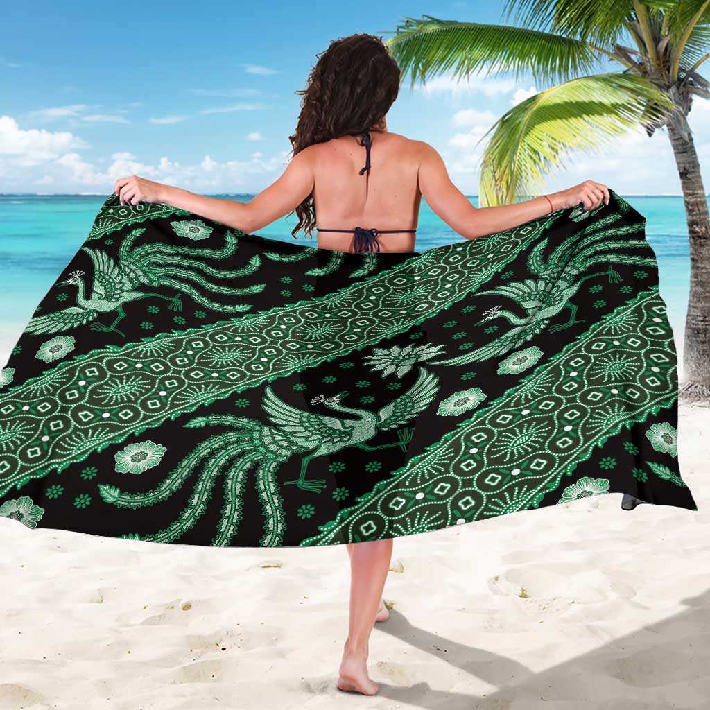 Indonesia Batik Pattern Sarong Green Version
