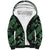 Indonesia Batik Pattern Sherpa Hoodie Green Version