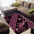 Indonesia Batik Pattern Area Rug Pink Version