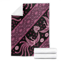 Indonesia Batik Pattern Blanket Pink Version