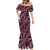 Indonesia Batik Pattern Mermaid Dress Pink Version