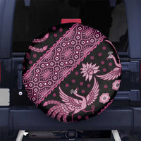Indonesia Batik Pattern Spare Tire Cover Pink Version