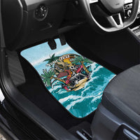 Aloha Hawaii Skeleton Car Mats Tropical Summer Vibe