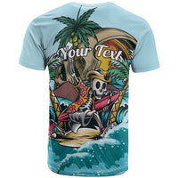 Personalized Aloha Hawaii Skeleton T Shirt Tropical Summer Vibe