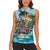 Personalized Aloha Hawaii Skeleton Women Sleeveless Polo Shirt Tropical Summer Vibe