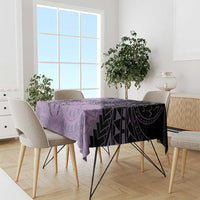 Cook Islands Turtle Tablecloth Stars and Hibiscus - Purple LT01 - Polynesian Pride