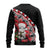 New Zealand Christmas Meri Kirihimete Ugly Christmas Sweater Santa Hei Tiki Pohutukawa