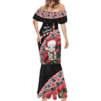 New Zealand Christmas Meri Kirihimete Mermaid Dress Santa Hei Tiki Pohutukawa
