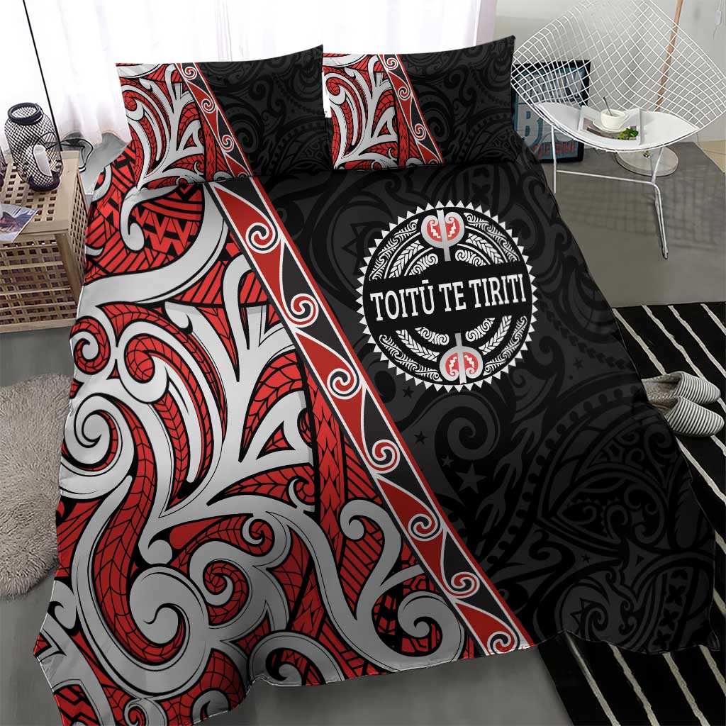 Aotearoa Toitu Te Tiriti Bedding Set Honour The Treaty New Zealand