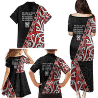 Aotearoa Toitu Te Tiriti Family Matching Puletasi and Hawaiian Shirt Honour The Treaty New Zealand LT01 - Polynesian Pride