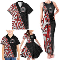 Aotearoa Toitu Te Tiriti Family Matching Tank Maxi Dress and Hawaiian Shirt Honour The Treaty New Zealand LT01 - Polynesian Pride