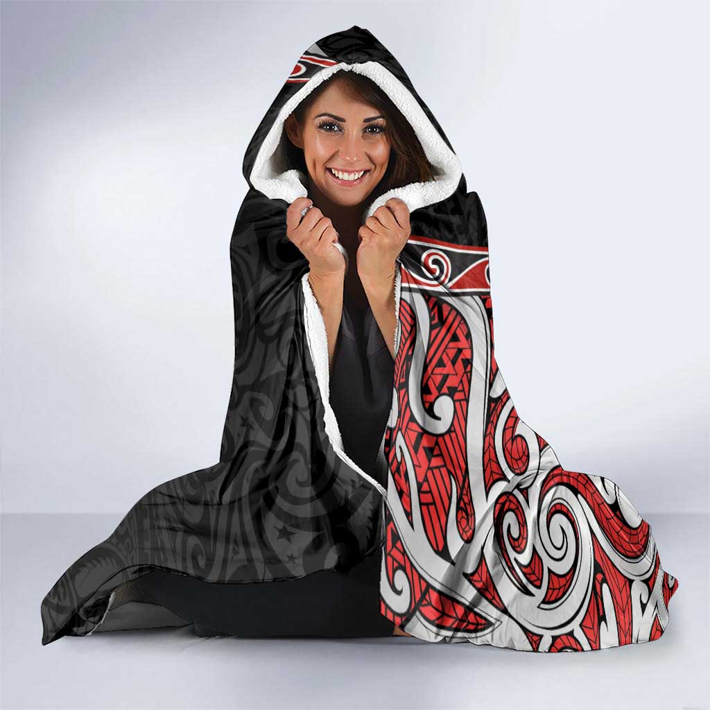 Aotearoa Toitu Te Tiriti Hooded Blanket Honour The Treaty New Zealand
