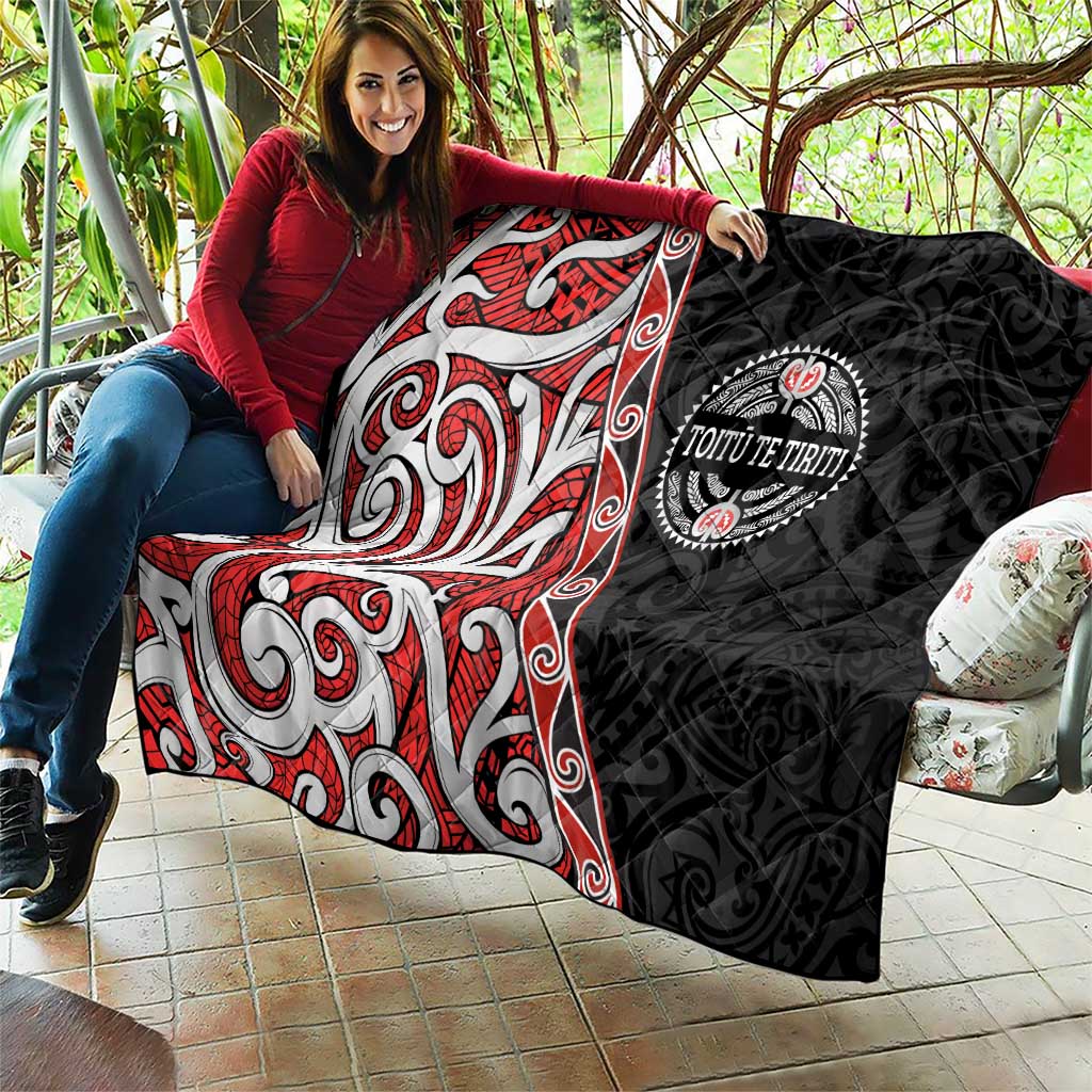 Aotearoa Toitu Te Tiriti Quilt Honour The Treaty New Zealand LT01 - Polynesian Pride