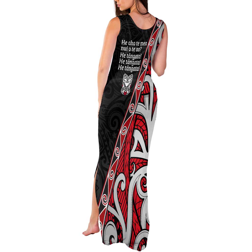 Aotearoa Toitu Te Tiriti Tank Maxi Dress Honour The Treaty New Zealand