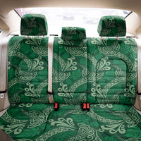 Forest Green Monstera Back Car Seat Cover Polynesian Tribal Pattern - Polynesian Pride