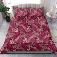 Sweet Pink Monstera Bedding Set Polynesian Tribal Pattern - Polynesian Pride