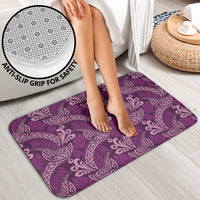 Royal Purple Monstera Bathroom Set Polynesian Tribal Pattern - Polynesian Pride