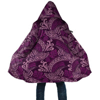 Royal Purple Monstera Cloak Polynesian Tribal Pattern - Polynesian Pride