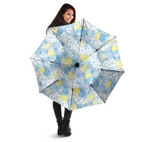 Anthurium Plumeria Lei Pastel Umbrella Blue Hawaiian Splendid Palaka