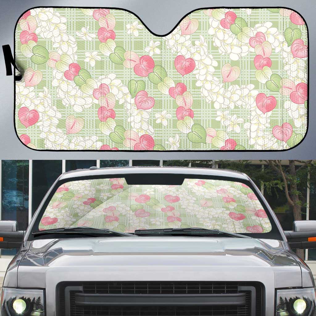 Anthurium Plumeria Lei Pastel Auto Sun Shade Green Hawaiian Splendid Palaka