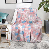 Anthurium Plumeria Lei Pastel Blanket Pink Hawaiian Splendid Palaka