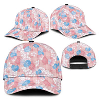 Anthurium Plumeria Lei Pastel Classic Cap Pink Hawaiian Splendid Palaka