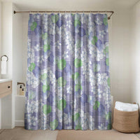 Anthurium Plumeria Lei Pastel Bathroom Set Purple Hawaiian Splendid Palaka LT01 Shower Curtain Only Purple - Polynesian Pride