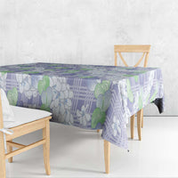 Anthurium Plumeria Lei Pastel Tablecloth Purple Hawaiian Splendid Palaka