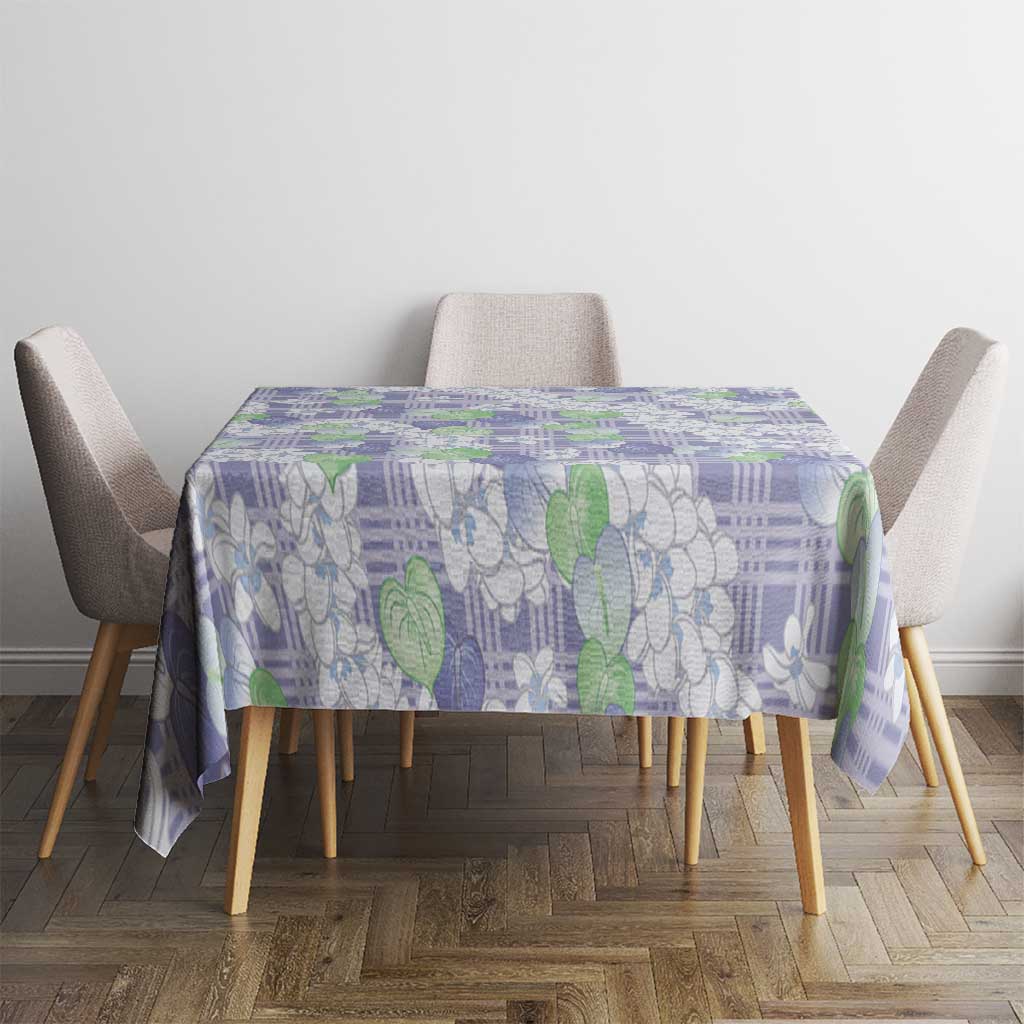 Anthurium Plumeria Lei Pastel Tablecloth Purple Hawaiian Splendid Palaka