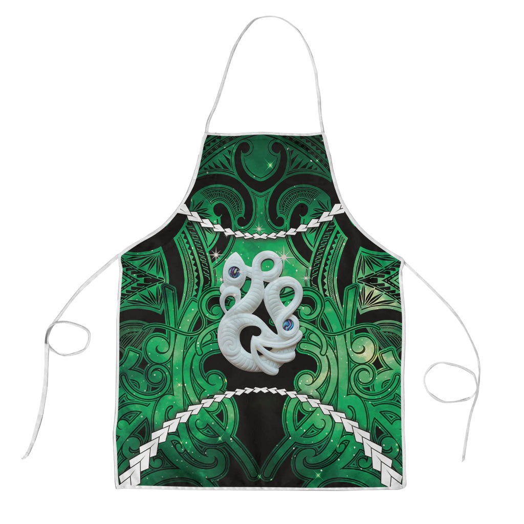 Maori Matariki Manaia Kakariki Apron Maori Kowhaiwhai Pattern Galaxy