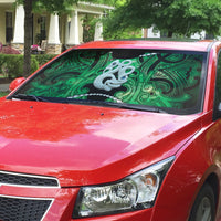 Maori Matariki Manaia Kakariki Auto Sun Shade Maori Kowhaiwhai Pattern Galaxy