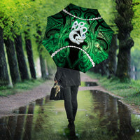 Maori Matariki Manaia Kakariki Umbrella Maori Kowhaiwhai Pattern Galaxy LT01 - Polynesian Pride