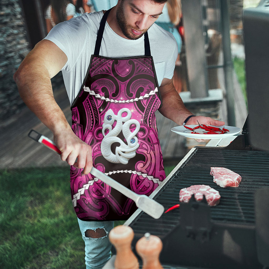 Maori Matariki Manaia Mawhero Apron Maori Kowhaiwhai Pattern Galaxy